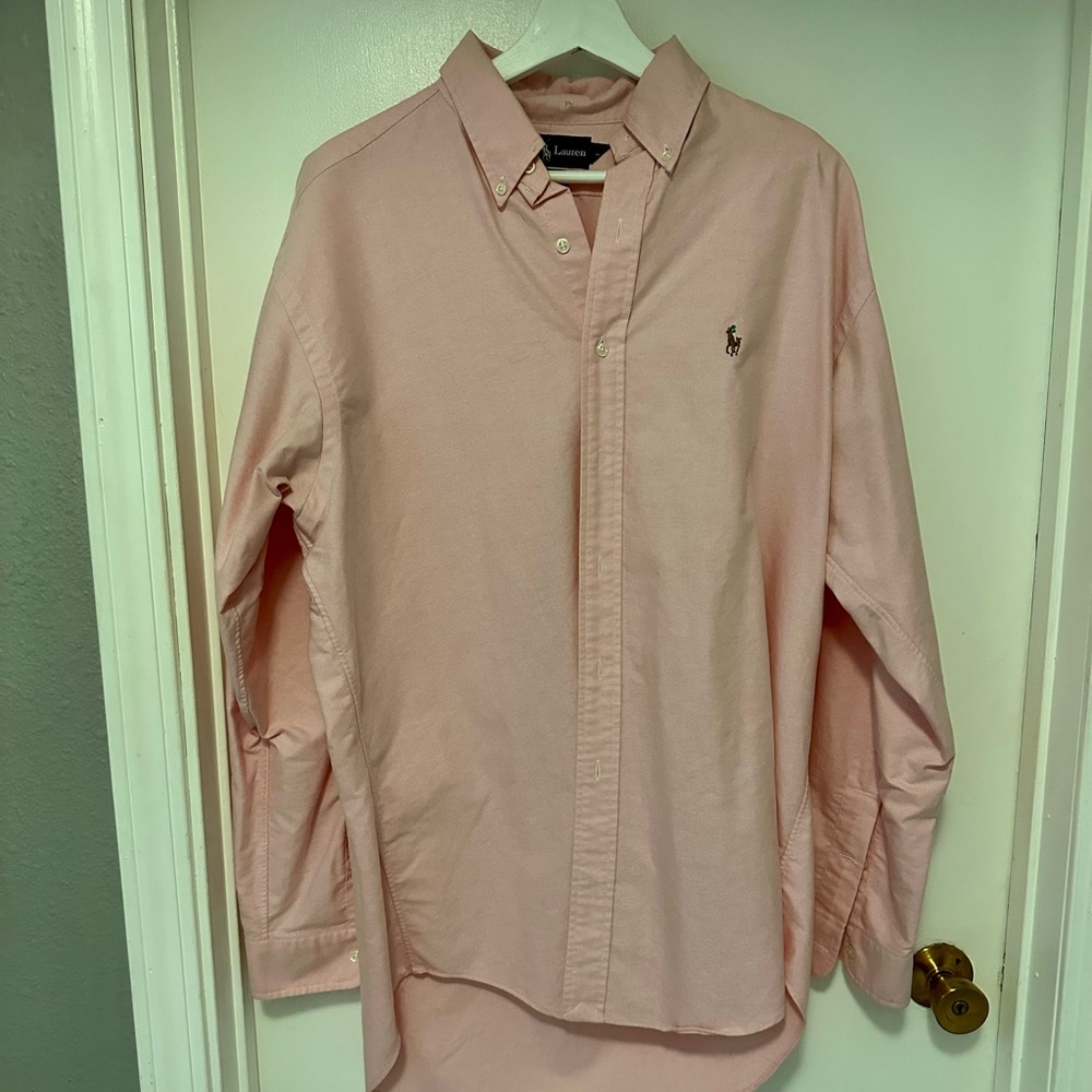 Ralph Lauren men’s medium Blake fit button down long sleeve shirt